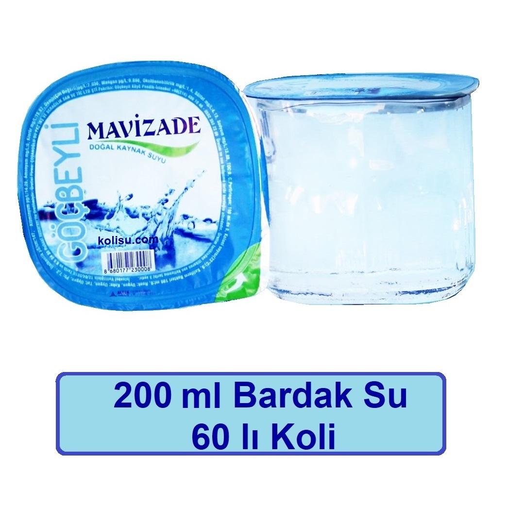 Mavizade Bardak Su 200ml *60 lı Koli