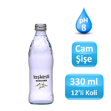 Taşkesti Cam Şişe Su 330ml *12 li Koli