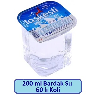 Taşkesti Bardak Su 200ml *60 lı Koli